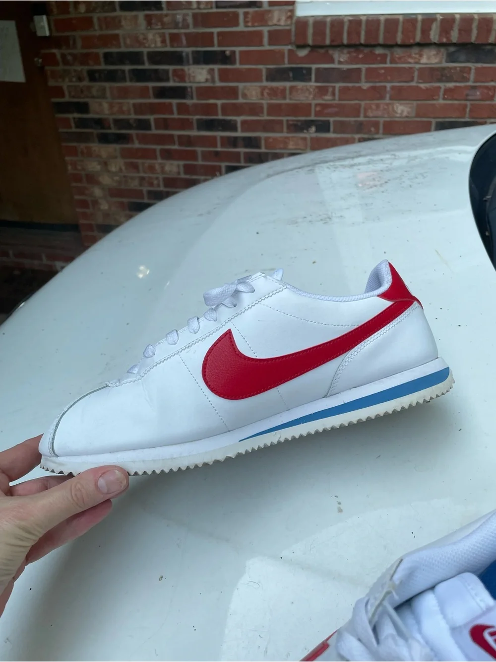 Nike Cortez White Sneakers Size 12.5 Men’s